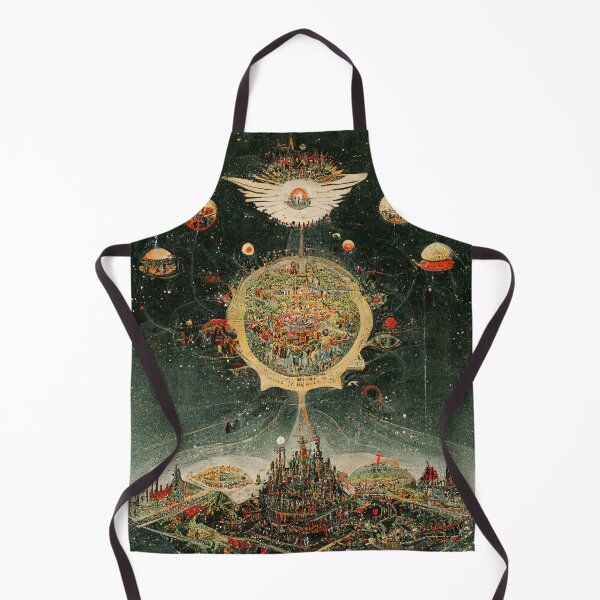 Item preview,  Abstract Antique Fantasy Map designed and sold by MoreMachine.