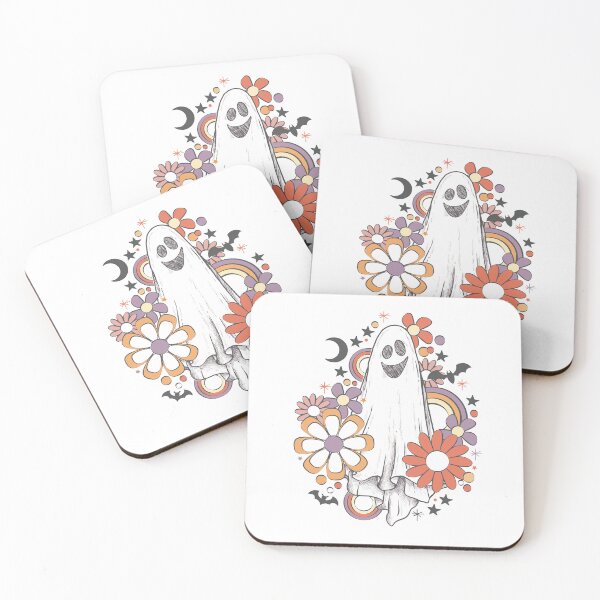 Item preview,  Retro Halloween Floral Ghost  designed and sold by NesArt.