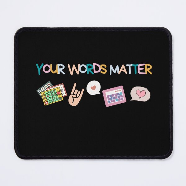 Item preview, Your Words Matter Speech Therapy Appreciation designed and sold by SAFREN.