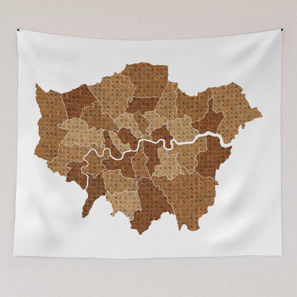 Item preview, Scrabble London designed and sold by Gary Hogben.