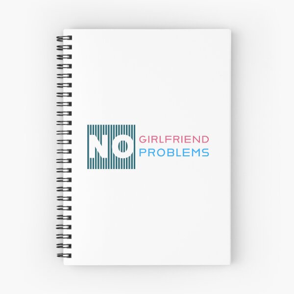 Item preview, No Girlfriend No Problems Funny Text Art  designed and sold by RiyonArts.