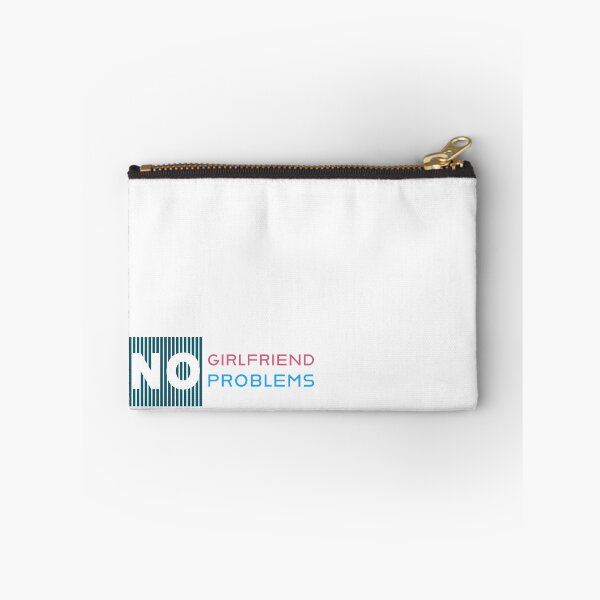 Item preview, No Girlfriend No Problems Funny Text Art  designed and sold by RiyonArts.