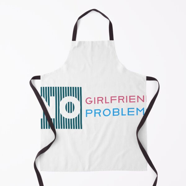 Item preview, No Girlfriend No Problems Funny Text Art  designed and sold by RiyonArts.