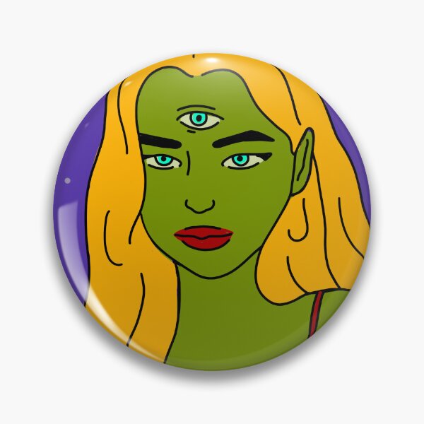 Item preview, 3-eyed blonde alien girl. designed and sold by water-milan.