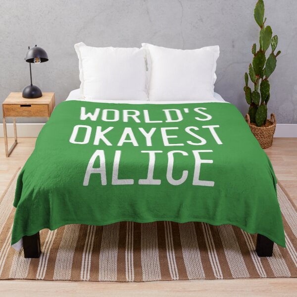 Item preview, World's Okayest Alice designed and sold by TimespunThreads.