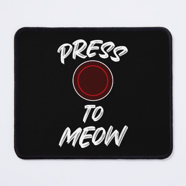Item preview, Press O To Meow (White) designed and sold by FilipeFerreira.