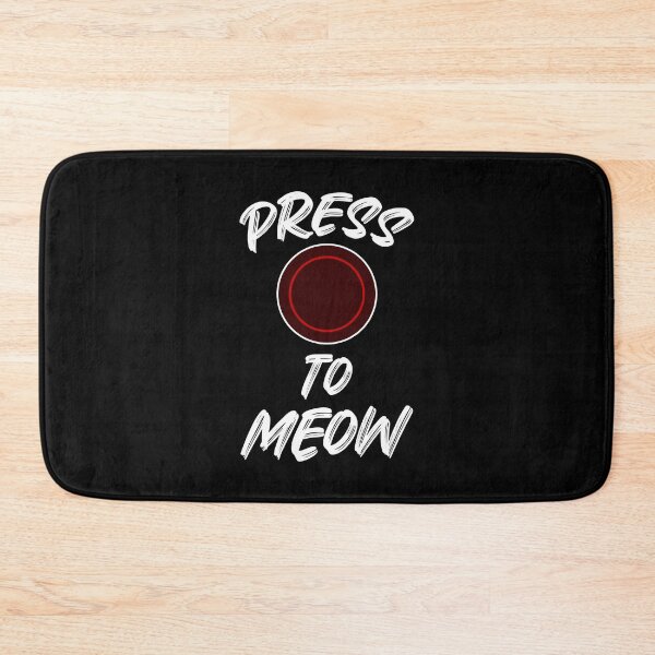 Item preview, Press O To Meow (White) designed and sold by FilipeFerreira.