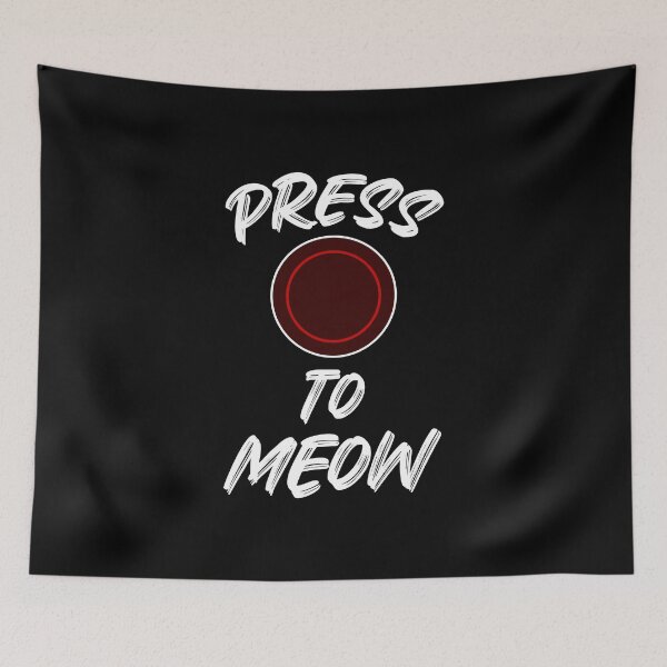 Item preview, Press O To Meow (White) designed and sold by FilipeFerreira.