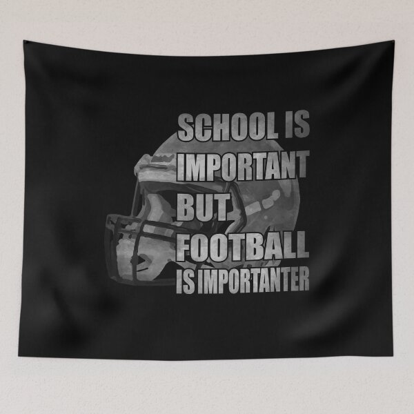 Item preview, School Is Important But Football Is Importanter - Vintage  designed and sold by Demna-S.