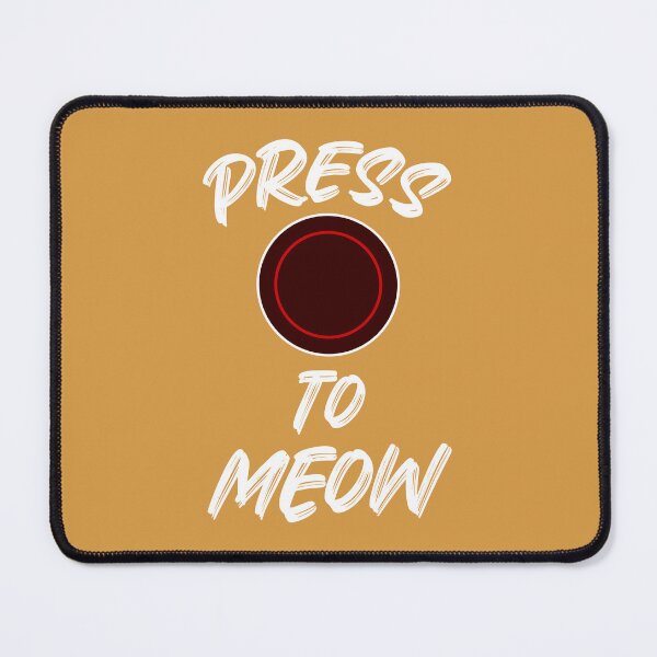 Item preview, Press O To Meow (Orange BG) designed and sold by FilipeFerreira.