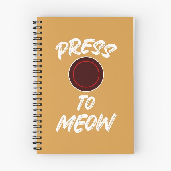 Item preview, Press O To Meow (Orange BG) designed and sold by FilipeFerreira.