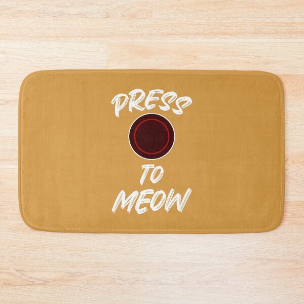 Item preview, Press O To Meow (Orange BG) designed and sold by FilipeFerreira.