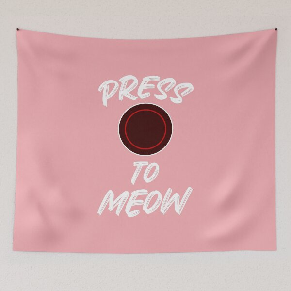 Item preview, Press O To Meow (Pink BG) designed and sold by FilipeFerreira.