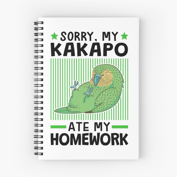 Item preview, My kakapo ate my homework designed and sold by madgrfx.