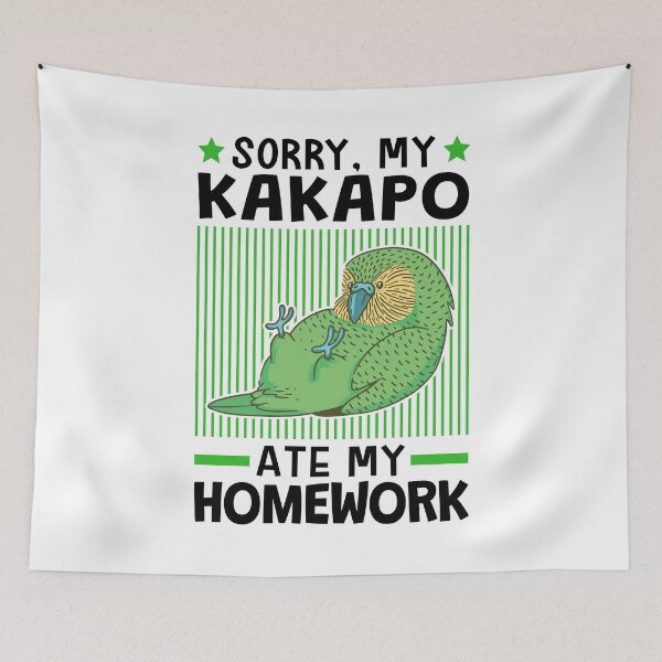 Item preview, My kakapo ate my homework designed and sold by madgrfx.