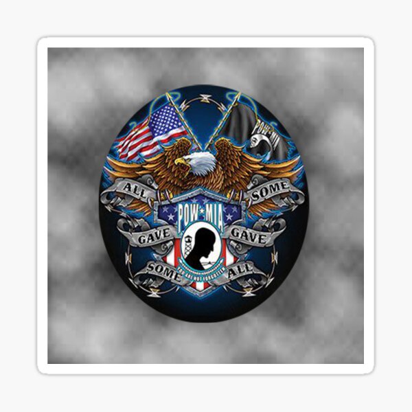 Pow Mia Eagle Patch 11  All Gave Some, Some Gave All US Flag