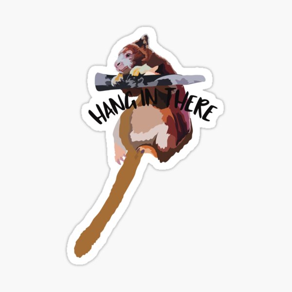 Item preview, T is for Tree Kangaroo,Tree Kangaroo Illustration – Unique Rainforest Marsupial Artwork designed and sold by PrettylittlepastelUk.