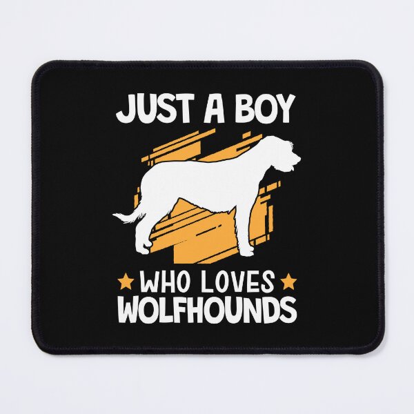 Item preview, Irish wolfhound boy loves wolfhound designed and sold by madgrfx.