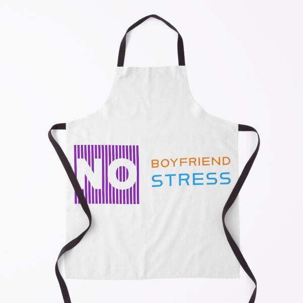 Item preview, No Boy Friend No Stress Funny Text Art designed and sold by RiyonArts.