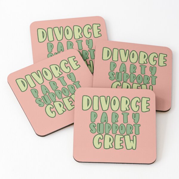 Item preview, Divorce Party Support Crew designed and sold by DiensDesign.