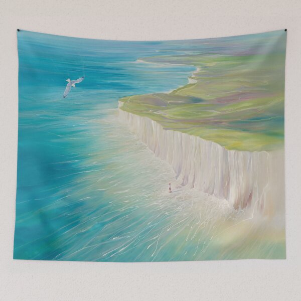 Item preview, Coming Home, an English seascape with seagull designed and sold by Gill Bustamante.