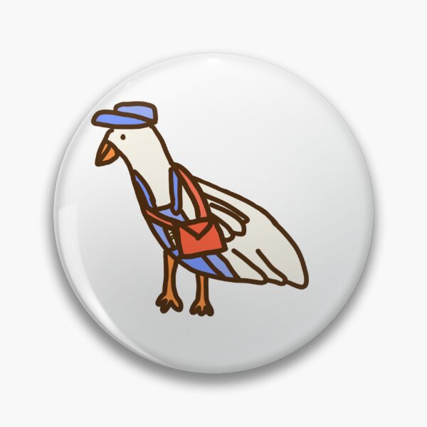 Item preview, Mailman seagull sticker  designed and sold by Moonmilk-.