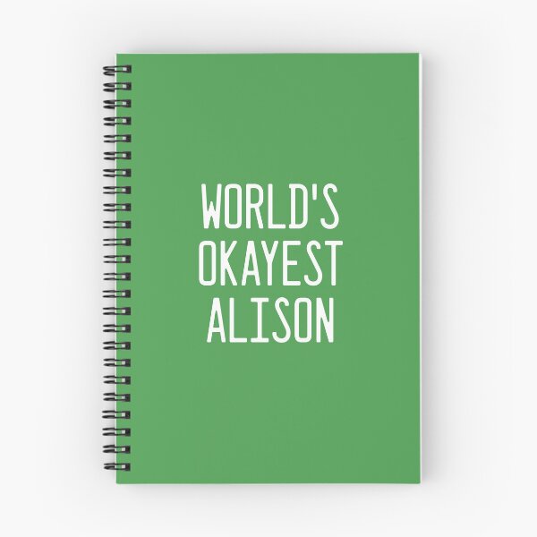 Item preview, World's Okayest Alison designed and sold by TimespunThreads.