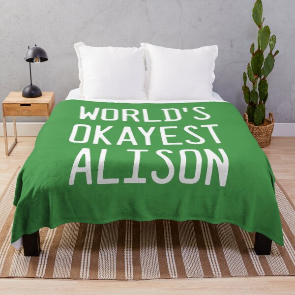 Item preview, World's Okayest Alison designed and sold by TimespunThreads.
