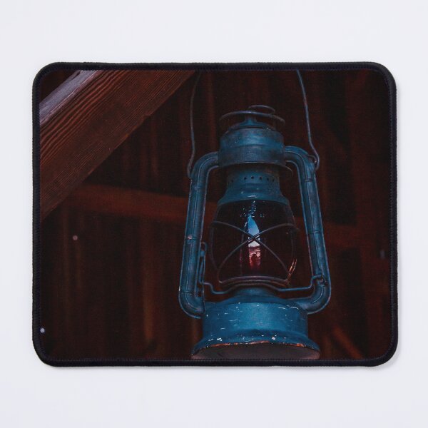 Item preview, Old oil lantern hung in a barn designed and sold by Michael Deemer.