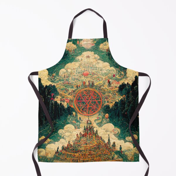 Item preview,  Abstract Antique Fantasy Map designed and sold by MoreMachine.