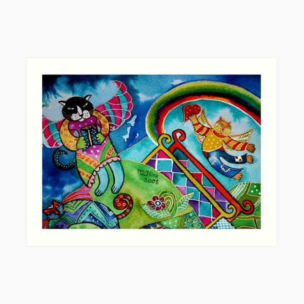 The Rainbow Bridge Art Print
