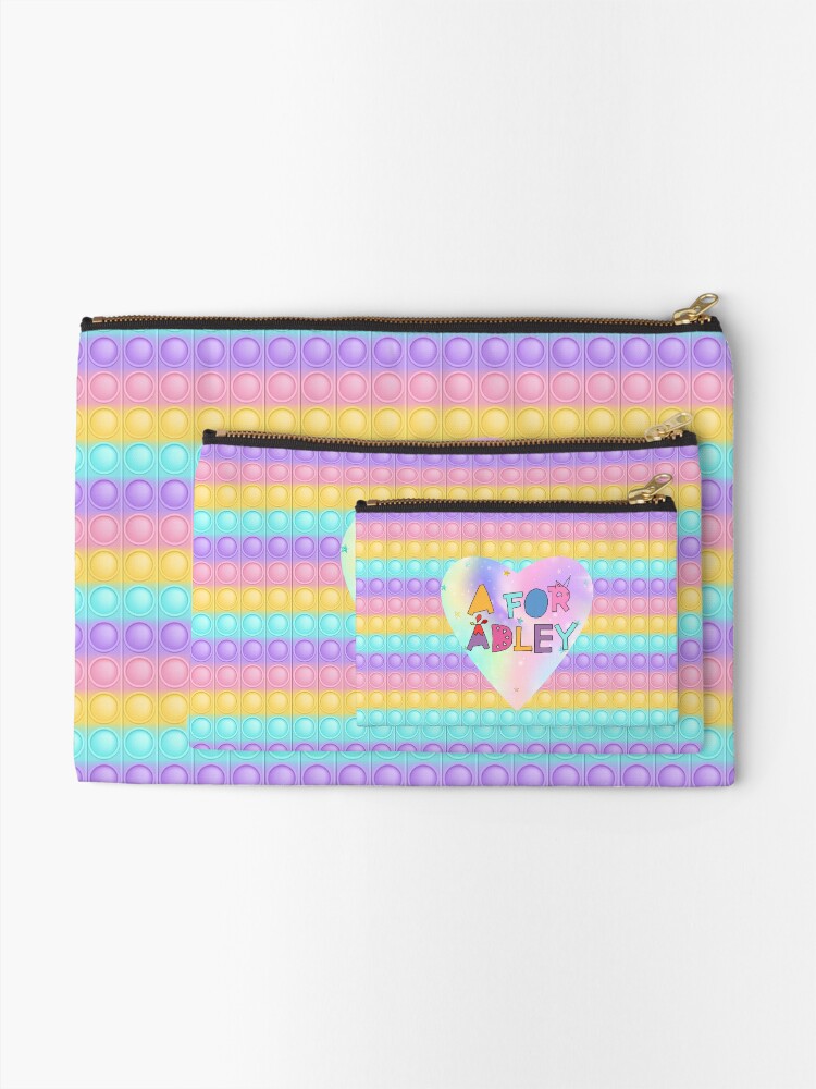 "Popit silicone backpack. Beautiful A For Adley girls school backpack