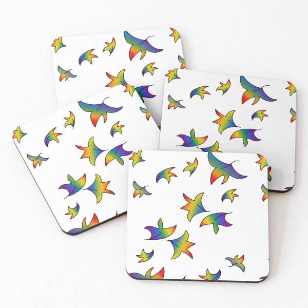 Item preview, Rainbow Pride Flag Heartstopper Leaves designed and sold by Lokis-Queen.