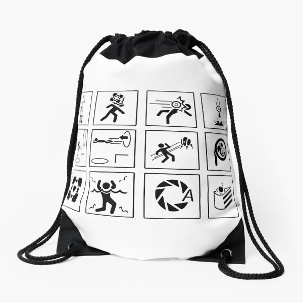 Portal Signs Drawstring Bag