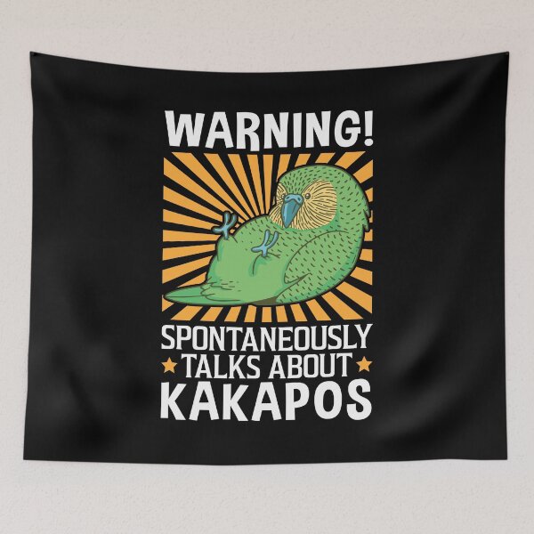 Item preview, Talks spontaneously about Kakapo flightless parrot designed and sold by madgrfx.