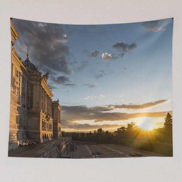 Item preview, Palacio Real Framing the Sunset in Madrid Spain designed and sold by Georgia Mizuleva.