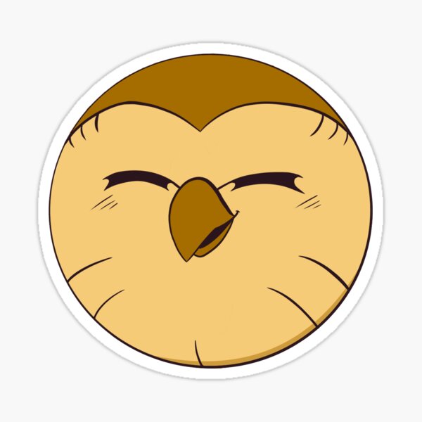 "The Owl House - Cute Hooty" Sticker for Sale by Udern-Stroud | Redbubble