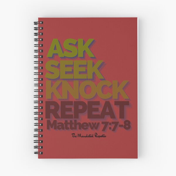 Item preview, Ask Seek, Knock Repeat - Garnet designed and sold by TheReporter1.