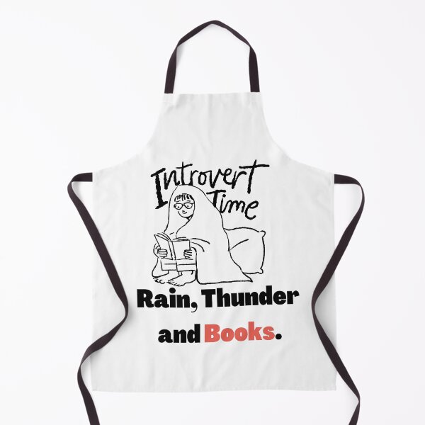 Item preview, Introvert Time, Rain, Thunder and BOOKS. designed and sold by TheMajesTee.