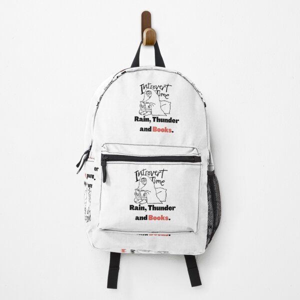 Item preview, Introvert Time, Rain, Thunder and BOOKS. designed and sold by TheMajesTee.