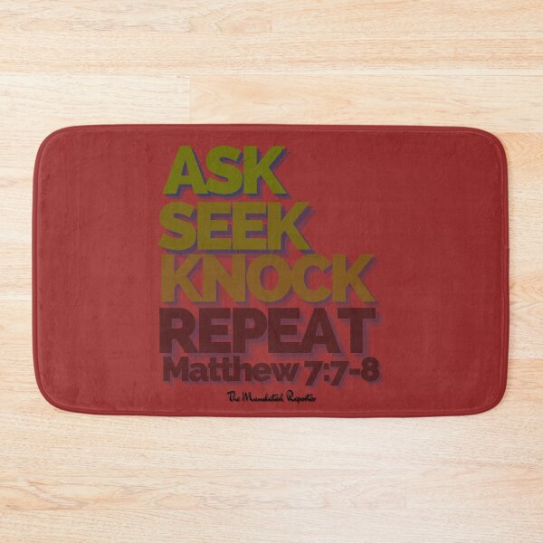 Item preview, Ask Seek, Knock Repeat - Garnet designed and sold by TheReporter1.