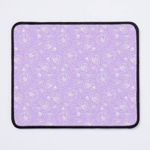 Item preview, Lavender Purple Camelia flower pattern designed and sold by CheekyColours.