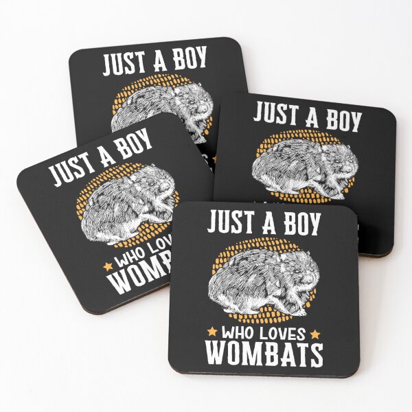 Item preview, Just a boy who loves wombats designed and sold by madgrfx.