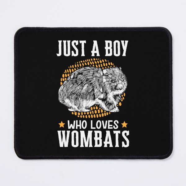 Item preview, Just a boy who loves wombats designed and sold by madgrfx.