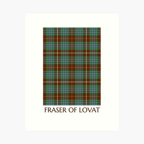 Aperçu de l'œuvre Tartan de chasse du clan Fraser créée et vendue par plaidwerx.