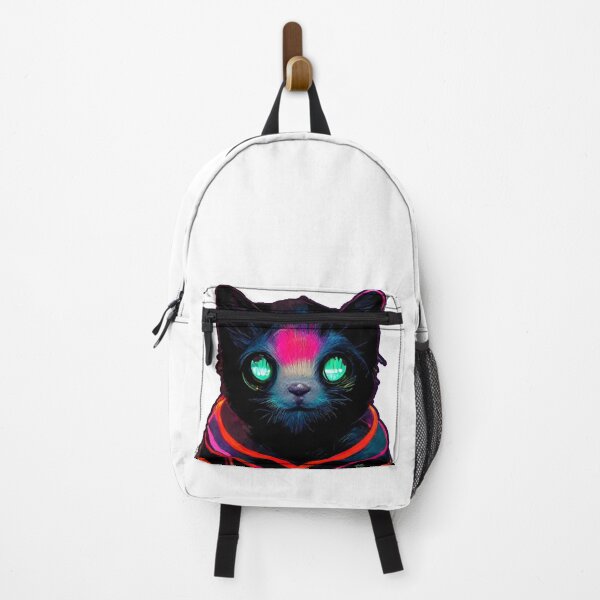 Item preview, GALAXY  CAT COLORFUL PAINTING designed and sold by Purple Eggplant Art ⭐⭐⭐⭐.