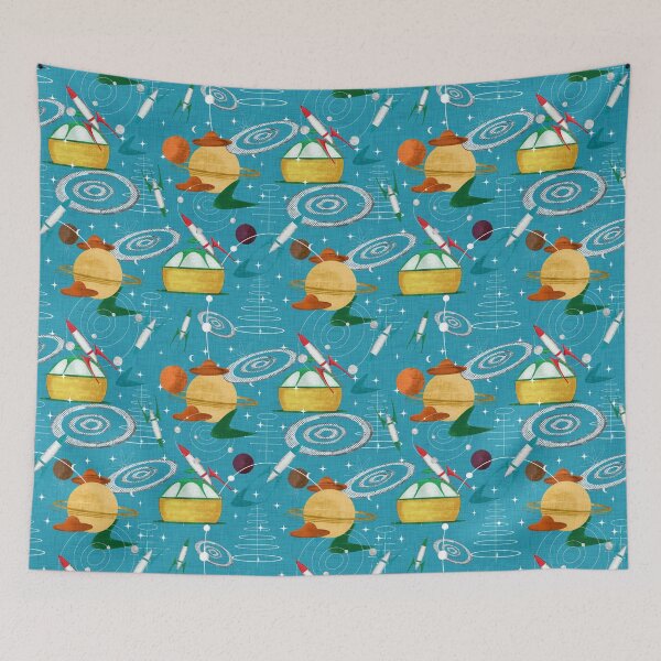 Item preview, Space exploration blue  designed and sold by susycosta.