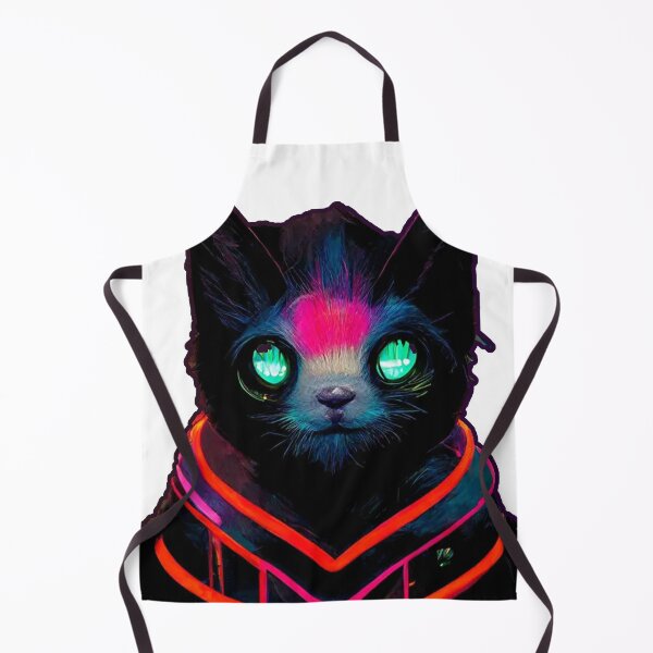 Item preview, GALAXY CAT COLORFUL PAINTING designed and sold by Purple Eggplant Art ⭐⭐⭐⭐.