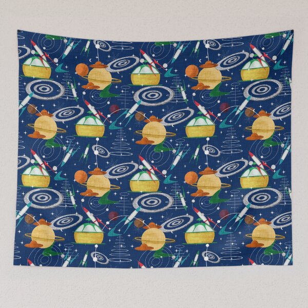 Item preview, Space exploration dark blue designed and sold by susycosta.