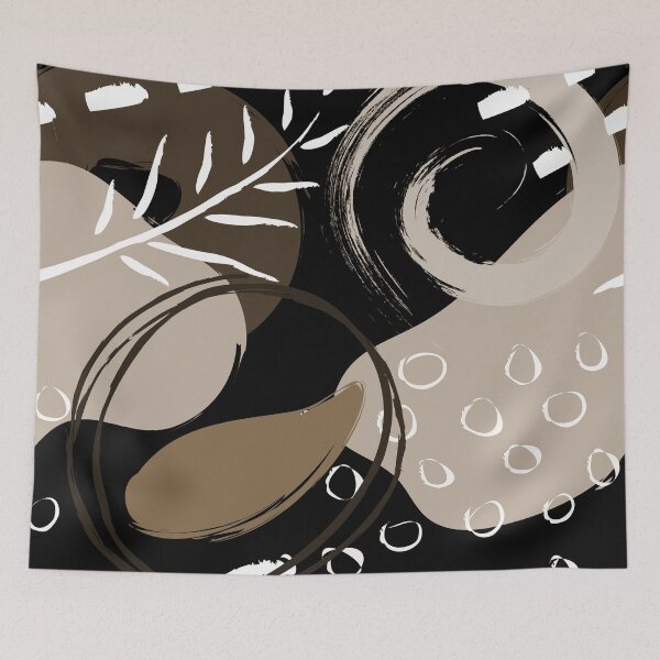 Item preview, Modern Contemporary Abstract Designs In Sepia And Taupe designed and sold by DEC02.